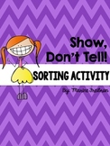 Show, Don't Tell Sorting Game