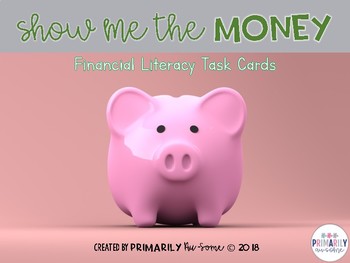 Preview of Show Me The MONEY! Financial Literacy Task Cards