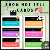 Show Not Tell Task Cards | Narrrative & Descriptive Writin