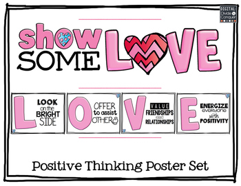 Preview of Show Some LOVE! A Positive Thinking Poster Set