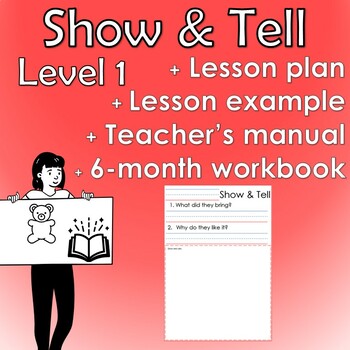 Preview of Show & Tell Workbook Level 1