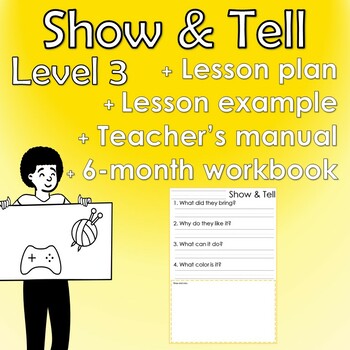 Preview of Show & Tell Workbook Level 3