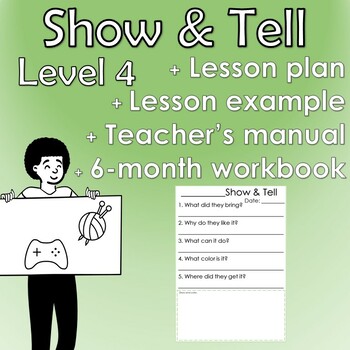 Preview of Show & Tell Workbook Level 4