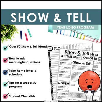 Preview of Show & Tell Year Long Program