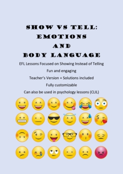 Preview of Show VS Tell: Emotions and Body Language