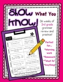 "Show What You Know!" 36 3rd Grade Weekly Grammar Practice Pages