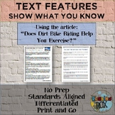 Text Features: Show What You Know: "Dirt Bike Riding..."