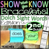 Show What You Know Bracelets! Second Grade Dolch Sight Wor