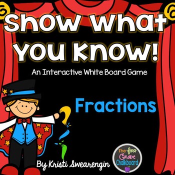 Preview of Interactive Whiteboard Game: Fractions