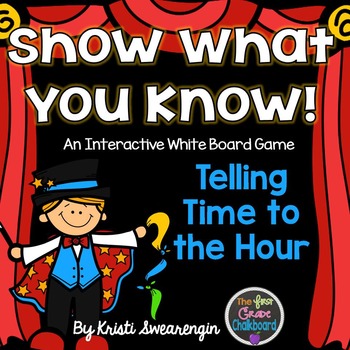 Preview of Interactive Whiteboard Game: Telling Time to the Hour