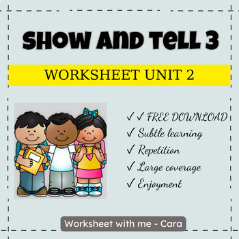 Preview of Show and Tell Ideas, Printable Worksheet