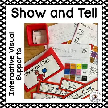 Preview of Show and Tell Interactive Visual Supports