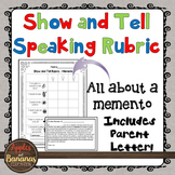 Show and Tell Speaking Rubric (Memento)