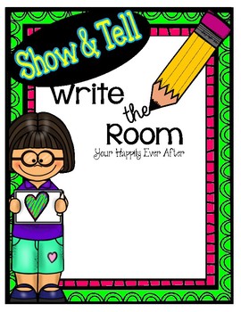 Free Kindergarten Writing Paper Template (Show and Tell) by Mrs Aoto