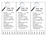 Show the Evidence - Book Marks - Common Core