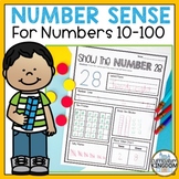 Number Sense Worksheets to 100 Number of the Day 1st Grade