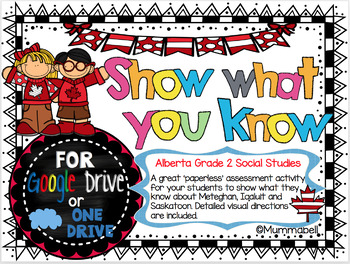 Preview of Show what you know - a DIGITAL assessment task