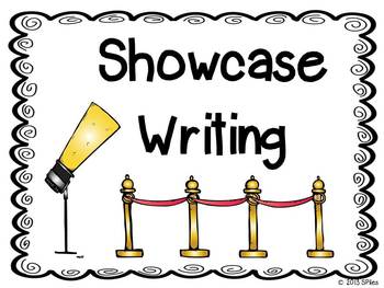 Preview of Showcase Writing Process Anchor Chart
