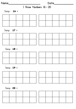 Showing 11-20 On a Ten Frame by Stephanie Yoon | TPT