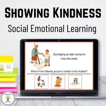 Preview of Showing Kindness | Acts of Kindness | Social Emotional Learning | Boom Cards