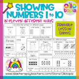 Showing Numbers 1 to 10 in Different Ways