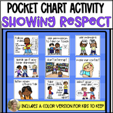 Showing Respect Pocket Chart Activity Health - Character E