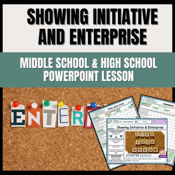 Preview of Showing initiative and Enterprise - Careers Lesson