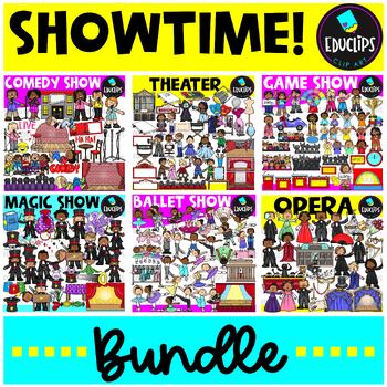 Preview of Showtime Clip Art Bundle {Educlips Clipart}