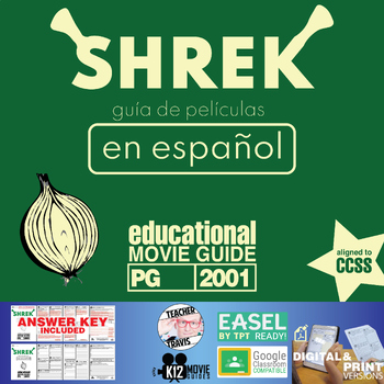 Preview of Shrek Movie Guide in Spanish | Español | Questions | (PG - 2001)