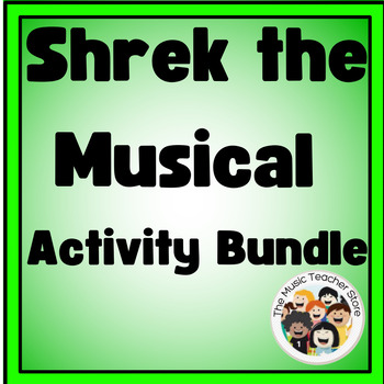 Preview of Shrek the Musical Activity Bundle