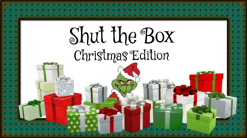 Preview of Shut the Box - Christmas Edition