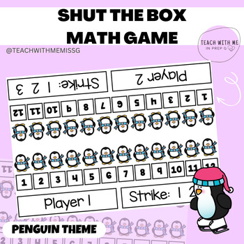 Shut the Box 12 - A Fun Family Math Game