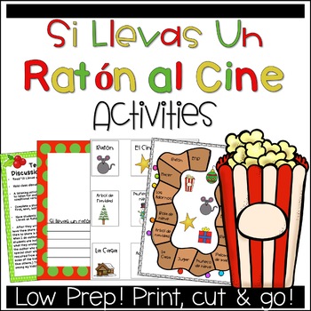 Preview of Si Llevas Un Raton Al Cine Activities