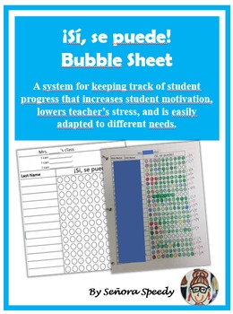 Preview of Si Se Puede Bubble Sheet - Student Progress Monitoring