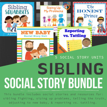 Preview of Sibling Relationships Conflict Resolution Bundle