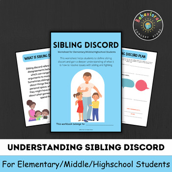 Preview of Sibling Discord: A Worksheet for Rebuilding Relationships