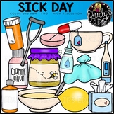 Sick Day Clip Art Set {Educlips Clipart}