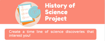 Preview of Sick Day: History of Science Timeline Project