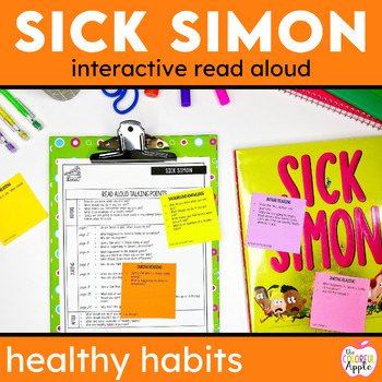 Preview of Sick Simon Activities - Interactive Read Aloud - Healthy Habits