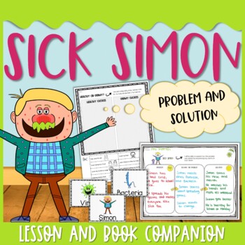 Preview of Sick Simon Lesson Plan and Book Companion