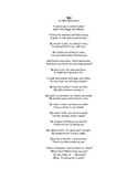 Sick by Shel Silverstein Poem and Questions