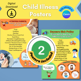 Sick policy posters, Illness policy posters for daycare, p
