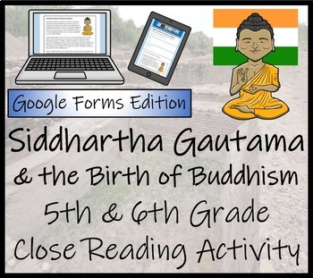 Preview of Siddhartha Gautama & the Birth of Buddhism Digital & Print | 5th & 6th Grade