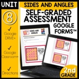 Sides and Angles Google Form Math Assessments