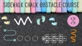 Sidewalk Chalk Obstacle Course