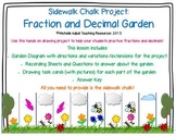 Sidewalk Chalk Project - Fraction and Decimal Garden - Group Work