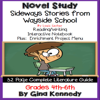  Sideways Stories from Wayside School - Teacher Guide by Novel  Units: 9781581308655: Novel Units: Office Products