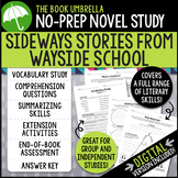 Sideways Stories From Wayside School Novel Study { Print &