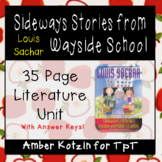 Sideways Stories from Wayside School Literature Guide (Com