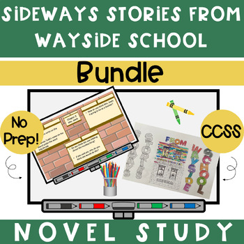 Preview of Sideways Stories from Wayside School Novel Study Bundle